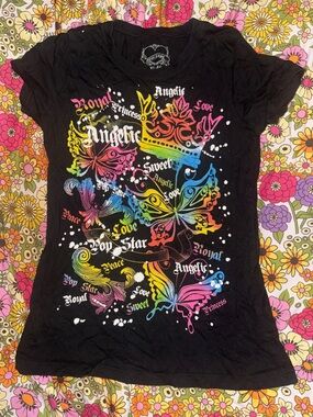 First Love Brand Butterfly Shirt!!